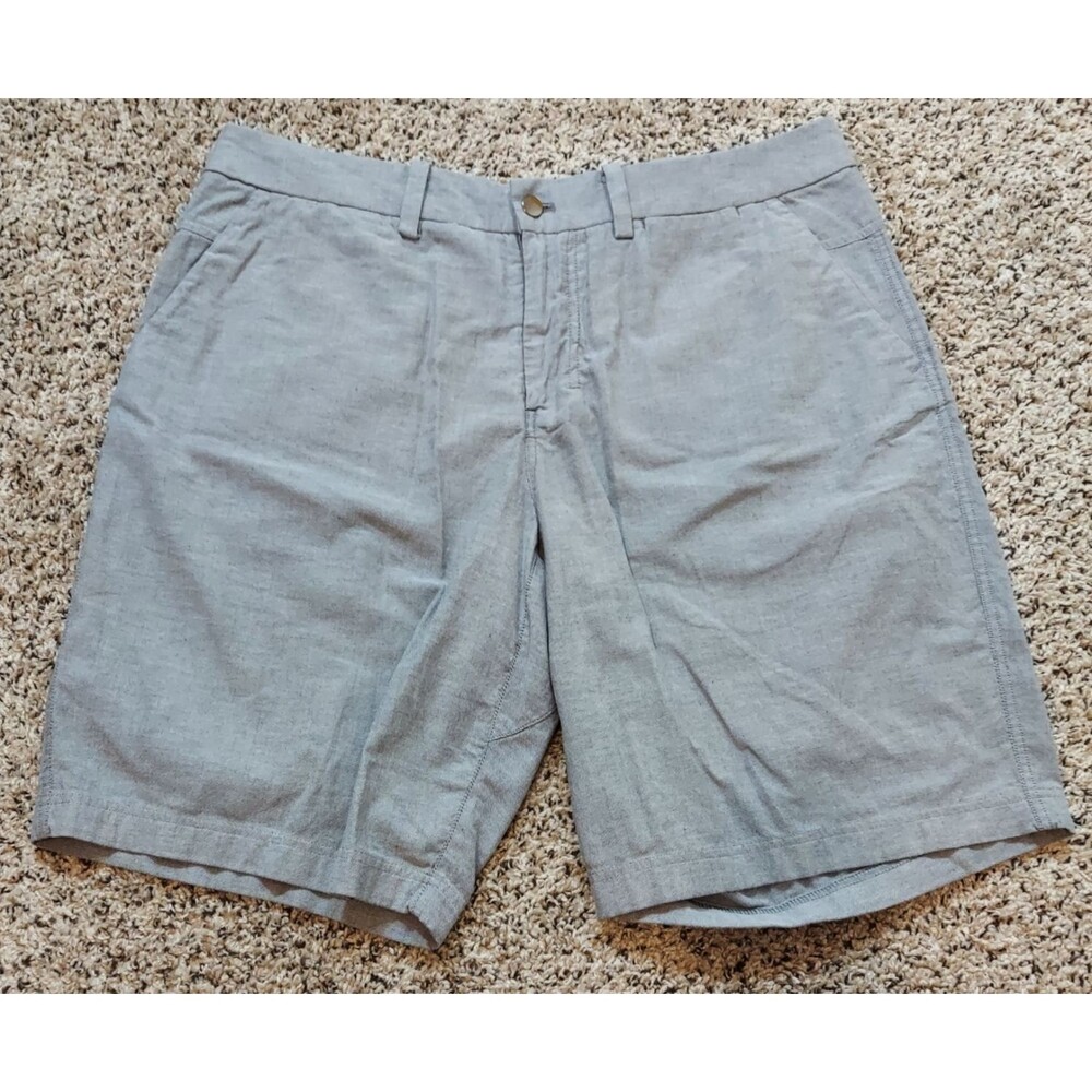 Lululemon Commission Shorts 11” Size 38** Gray Qwick Chino Casual Stretch